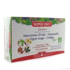 Quatuor Circolazione Bio 20 Ampolle 15ml Superdiet