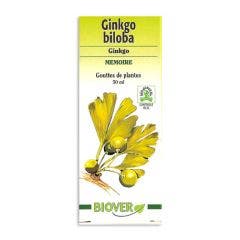 Gouttes De Plantes Ginkgo Biloba Memoire 50ml Biover