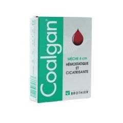 Ouate Hémostatique Meche De 4cm x5 Coalgan Brothier