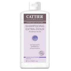 Shampoo extra-delicato Uso quotidiano Latte d'avena Bio 1l Cattier