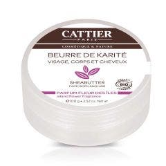 Burro di karité Bio Profumo Fiore delle Isole 100g Beurre De Karite Cattier