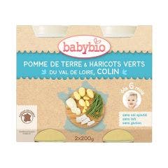 Petits Pots 6 mesi Menu giornaliero 2x200g Babybio