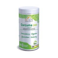 Curcuma + Piperina Biologica 90 Gelule 2400 mg Be-Life