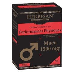 Maca + Performances Physiques 90 Comprimes 500mg Herbesan