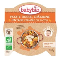Piatto per 12 mesi con pezzetti biologici 230g Babybio