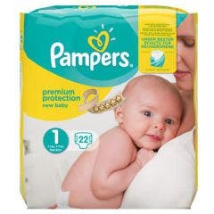 New Baby Couches Taille 1 X22 2-5 kg Pampers