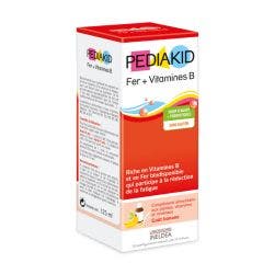 Fer + Vitamines B Sirop Gout Banane 125 ml Pediakid