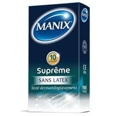 Préservatifs sans latex x10 Suprême Manix