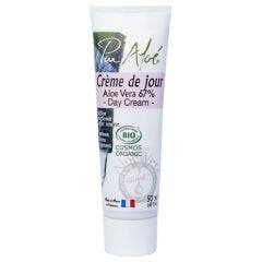 Crema viso all'aloe vera 67% biologica 50ml Pur Aloé