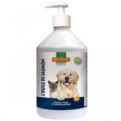 Huile De Saumon Pelage Peau Et Articulation Chien Et Chat 250ml Biofood