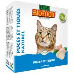 Antipulci e Zecche per Gatto Gusto Naturale 100 compresse Biofood
