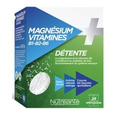 Magnesio + Vitamine B1 B2 B6 24 compresse Effervescente Nutrisante