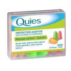 Protezione Uditiva Mousse Confort 6 Paia Di Tappi Quies