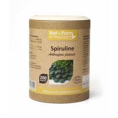 Spirulina biologica 200 compresse Nat&Form