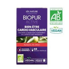 Biopur Active Bien-etre Cardiovasculaire Bio 48 Gelules Active Biopur