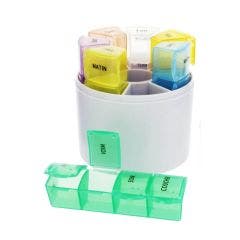 Dispenser per pillole 7 giorni rotondo Estipharm