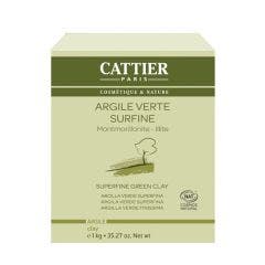 Argilla verde finissima 1kg Argile Cattier