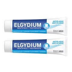 Dentifricio Anti-placca 2x75ml Elgydium