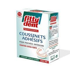 Professionnal Coussinets Adhesifs Fixation Extra Forte x15 Fitty Dent