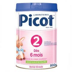 2 Latte in polvere 6-12 Mesi 800g Picot