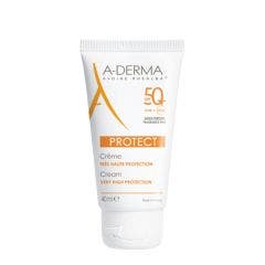 Crema senza profumo Protezione molto alta Spf50+ 40ml Protect A-Derma