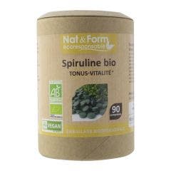 Nat&form Spiruline Bio 90 Comprimes 90 comprimés Nat&Form
