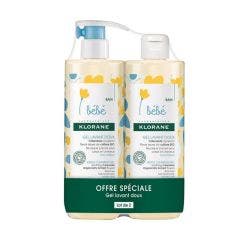 Gel Detergente Delicato 2x500ml Bébé Klorane