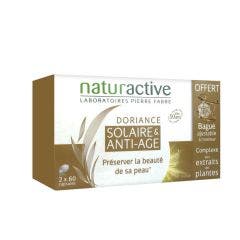 Doriance Solaire Anti-age 2x60 Capsules + Collier Offert Naturactive