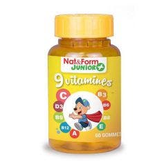 9 Vitamine Junior 60 Gommine Nat&Form