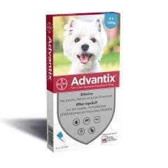 Pipette Cani di Piccola Taglia da 4 a 10kg X4 4 à 10kg Advantix