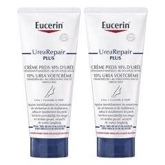 Crema Piedi 10% Urea Plus Piedi Secchi E Ruvidi 2x100ml UreaRepair Plus Peaux sèches et rugueuses Eucerin