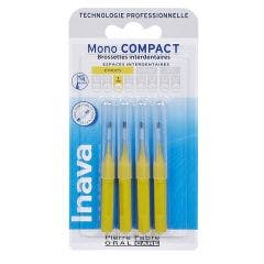 Brossettes Interdentaires 1mm Jaune X4 Mono Compact Inava