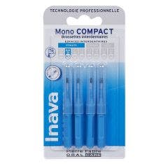 Brossettes Interdentaires 0.8mm Bleu X4 Mono Compact Inava
