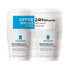 Deodorante Fisiologico 24h Roll-on 2x50ml Déodorants Physiologiques La Roche-Posay