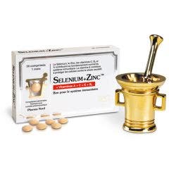 Selenium + Zinc 30 Comprimes Pharma Nord