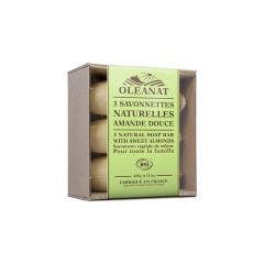 Saponi 3x150g Senteurs de Provence Mandorla dolce biologica Oleanat
