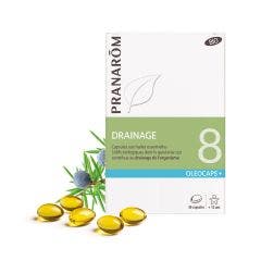 N°8 Drenaggio Bio 30 Capsule Oleocaps+ Oléocaps Pranarôm