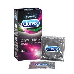 Preservatifs Orgasm'intense X10 Durex Orgasm'Intense Durex