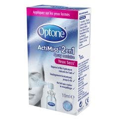 Collirio Spray Actimist 2in1 10ml Occhi Secchi e Irritati Optone
