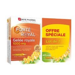 Pappa reale biologica 1000 mg 2x20 lampadine Forté Royal Forté Pharma