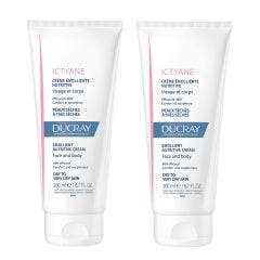 Crema Emolliente Nutritiva Viso e Corpo Pelle da Secca a molto secca 2x200ml Ictyane Ducray