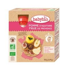 Gourdes Bio Des 6 Mois 4x90g Fruits Babybio