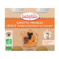 Menu Du Jour Pot Bio Des 8 Mois 2x200g Babybio