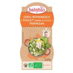 8 Mesi Ciotola Biologica Menu del giorno 2x200g Babybio