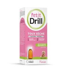 Sirop Toux Seche Gout Fraise Gout Fraise Petit 125ml Drill