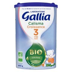 Lait En Poudre Croissance Calisma 3 Bio 12 A 36 Mois 800g Gallia