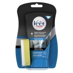 Crema depilatoria per il corpo e il busto di Men per pelli sensibili 150 ml Veet