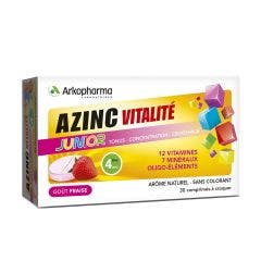Vitamine C, E, Zinco 30 compresse masticabili Azinc Junior Gusto Fragola Arkopharma