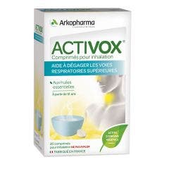 Naso e Gola Oli essenziali 20 Compresse per Inalazione Activox Arkopharma