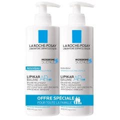 Balsamo Riparatore Tripla azione 2x400ml Lipikar Peaux A Tendance Eczema Atopique La Roche-Posay